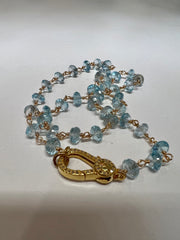 Blue Topaz Necklace — Sands Swim necklaces